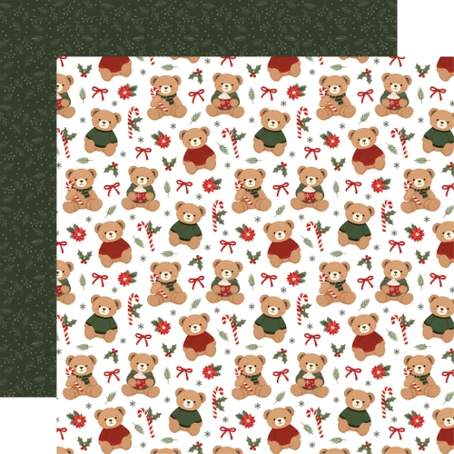 CARTA BELLA Have A Beary Christmas 12x12 Paper: Festive Treats