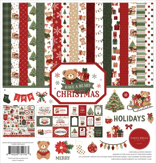 CARTA BELLA Have A Beary Christmas Collection Kit