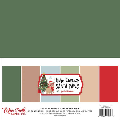 ECHO PARK Here Comes Santa Paws Solids Kit