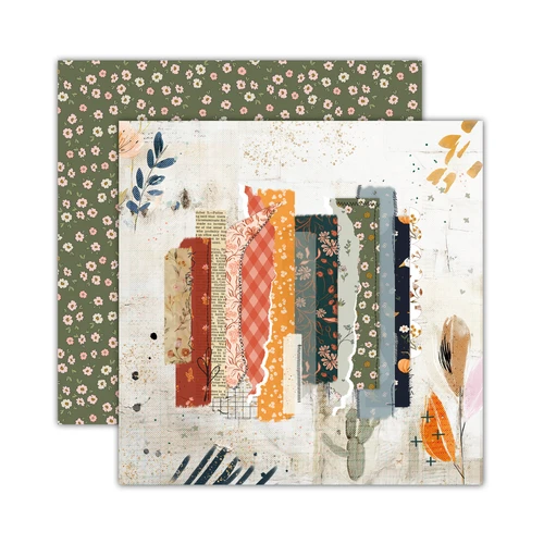 PREORDER - ships late October: PRETTY LITTLE STUDIO 12x12 Double-Sided Paper | Fireside Memories