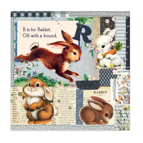PREORDER - ships late October: PRETTY LITTLE STUDIO 12x12 Single-Sided Paper | Rabbit Bound