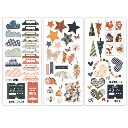PREORDER - ships late October: PRETTY LITTLE STUDIO 6x12 Die-Cuts  | Heartwarming Mix