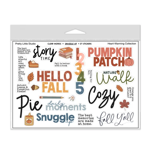 PREORDER - ships late October: PRETTY LITTLE STUDIO Stickers | Snuggle Up Word