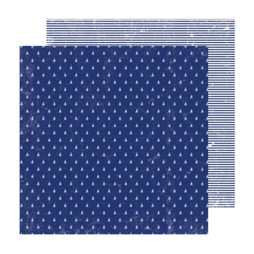 AC Heidi Swapp Set Sail 12x12 Paper: Tiny Sailboats