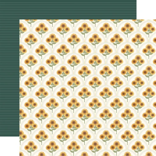 Home Sweet Home 12x12 Paper: Sunny Floral Arches