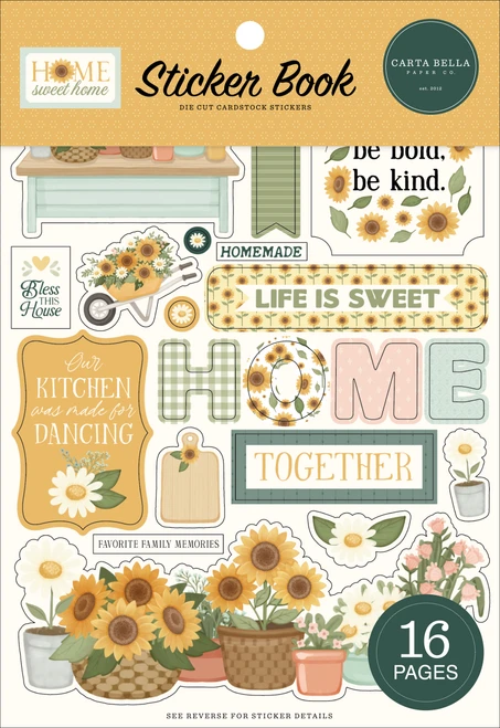 Home Sweet Home Sticker Book