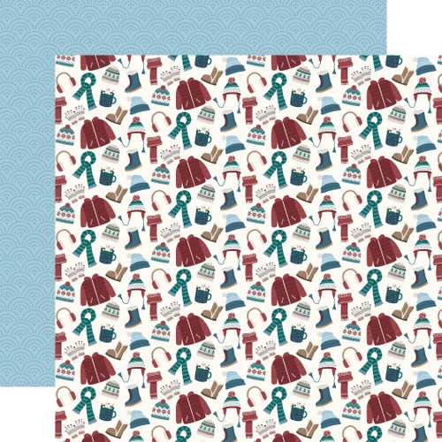 Wonderful Winter Days 12x12 Paper: All Bundled Up