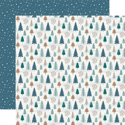 Wonderful Winter Days 12x12 Paper: Winter Landscape