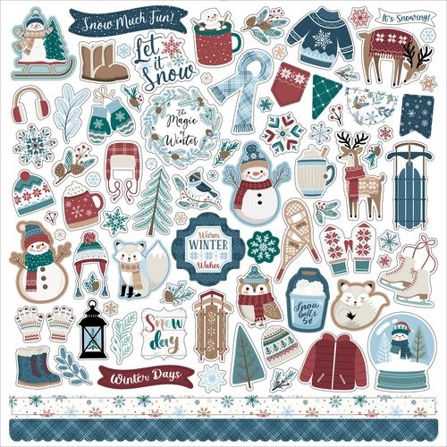 Wonderful Winter Days Element Sticker