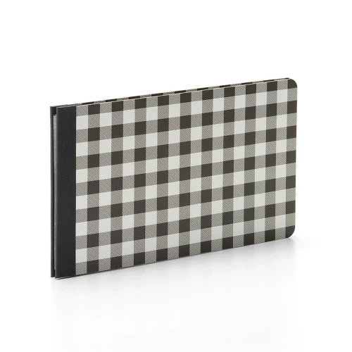 SN@P! 4x6Flipbook - Black Buffalo Check