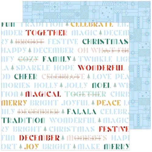 Festive Fun 12x12 Paper: Joyful Moments