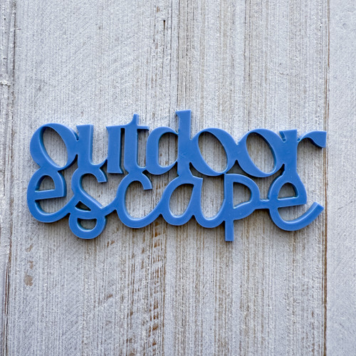 Color Cast Designs Acrylic Diecut - Outdoor Escape
