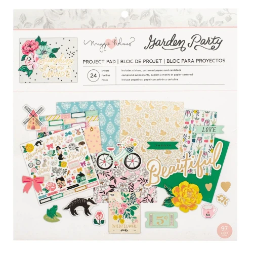 AMERICAN CRAFTS 12x12 Project Pad: Maggie Holmes Garden Party