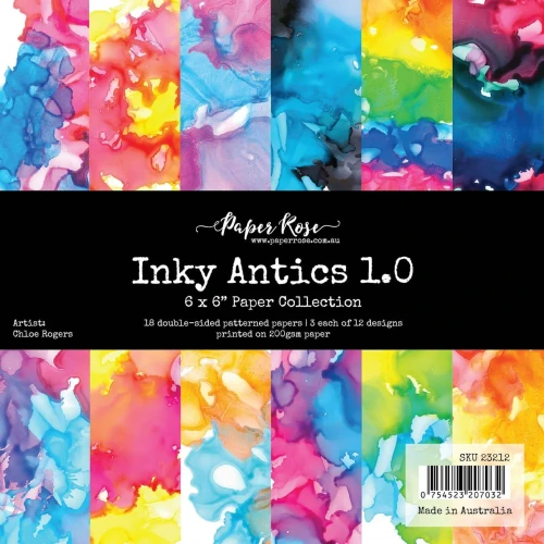 PAPER ROSE 6x6 Collection Pack: Inky Antics 1.0