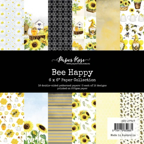 PAPER ROSE 6x6 Collection Pack: Bee Happy