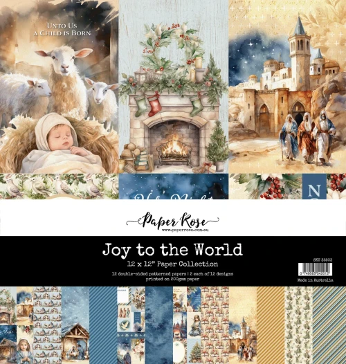 PAPER ROSE 12x12 Collection Pack: Joy to the World