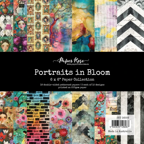 PAPER ROSE 6x6 Collection Pack: Portraits in Bloom