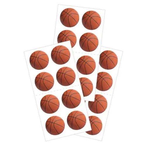 PAPER HOUSE PRODUCTIONS Stickers: Basketballs