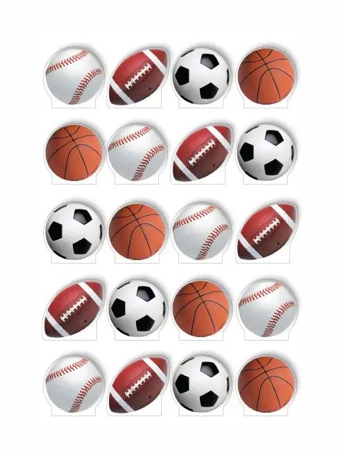 PAPER HOUSE PRODUCTIONS Pop-Up Stickers: Sports Balls