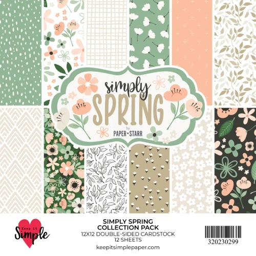 KEEP IT SIMPLE 12x12 Collection Pack - Simply Spring