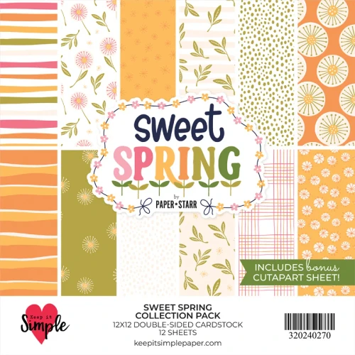 KEEP IT SIMPLE 12x12 Collection Pack - Sweet Spring