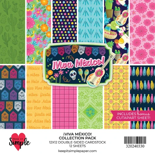 KEEP IT SIMPLE 12x12 Collection Pack - Viva Mexico