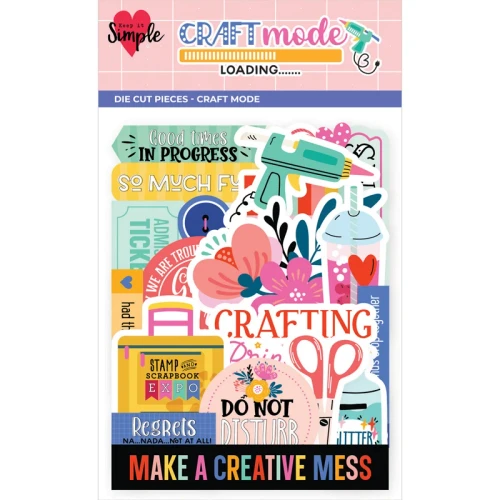 KEEP IT SIMPLE Die Cut Pieces - Craft Mode