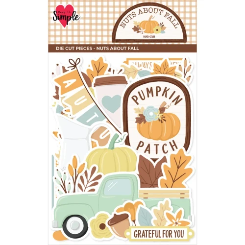 KEEP IT SIMPLE Die Cut Pieces - Nuts About Fall
