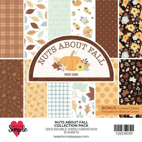 KEEP IT SIMPLE 12x12 Collection Pack - Nuts About Fall