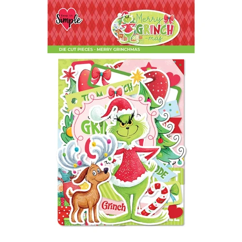 KEEP IT SIMPLE Die Cut Pieces - Merry Grinchmas