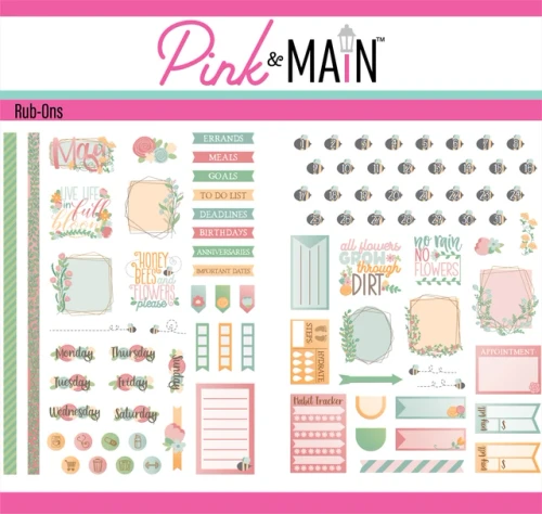 PINK & MAIN Rub-Ons: May