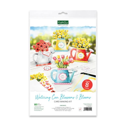 KATY SUE Card Making Kit: Watering Can Blossoms & Blooms