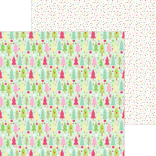 PREORDER - ships late NOVEMBER: DOODLEBUG DESIGNS Dear Santa 12x12 Paper: forest festival