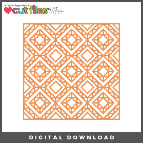 DIGITAL DOWNLOAD: Cut Files by Allison - Quilt Background 2
