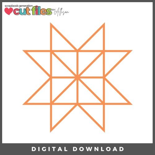 DIGITAL DOWNLOAD: Cut Files by Allison - Quilt Pattern 2