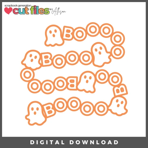 DIGITAL DOWNLOAD: Cut Files by Allison - Boo-Ghosts