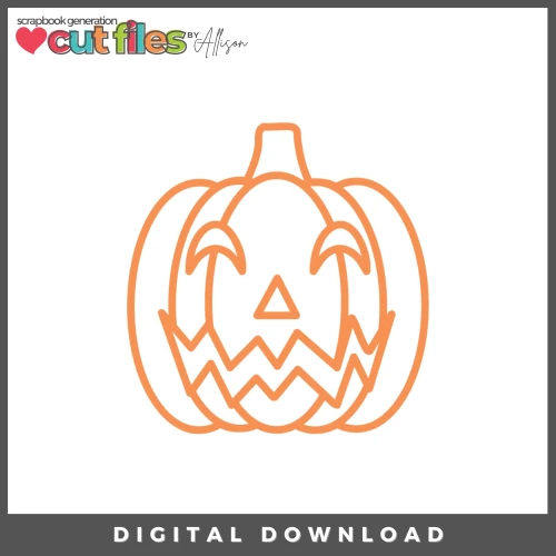 DIGITAL DOWNLOAD: Cut Files by Allison - Jack O Lantern 2