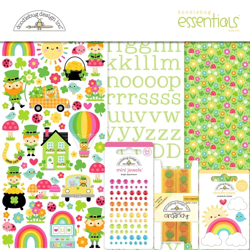 DOODLEBUG DESIGNS Lucky Me 12x12 Essentials Kit