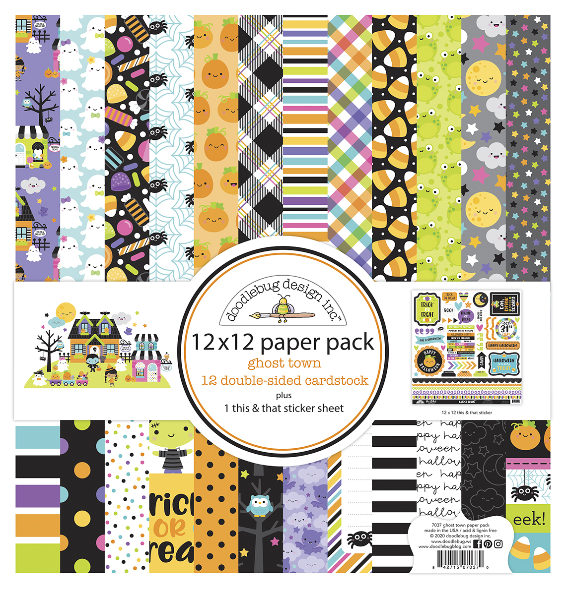 Doodlebug - Farmers Market Petite Prints Double-Sided Cardstock