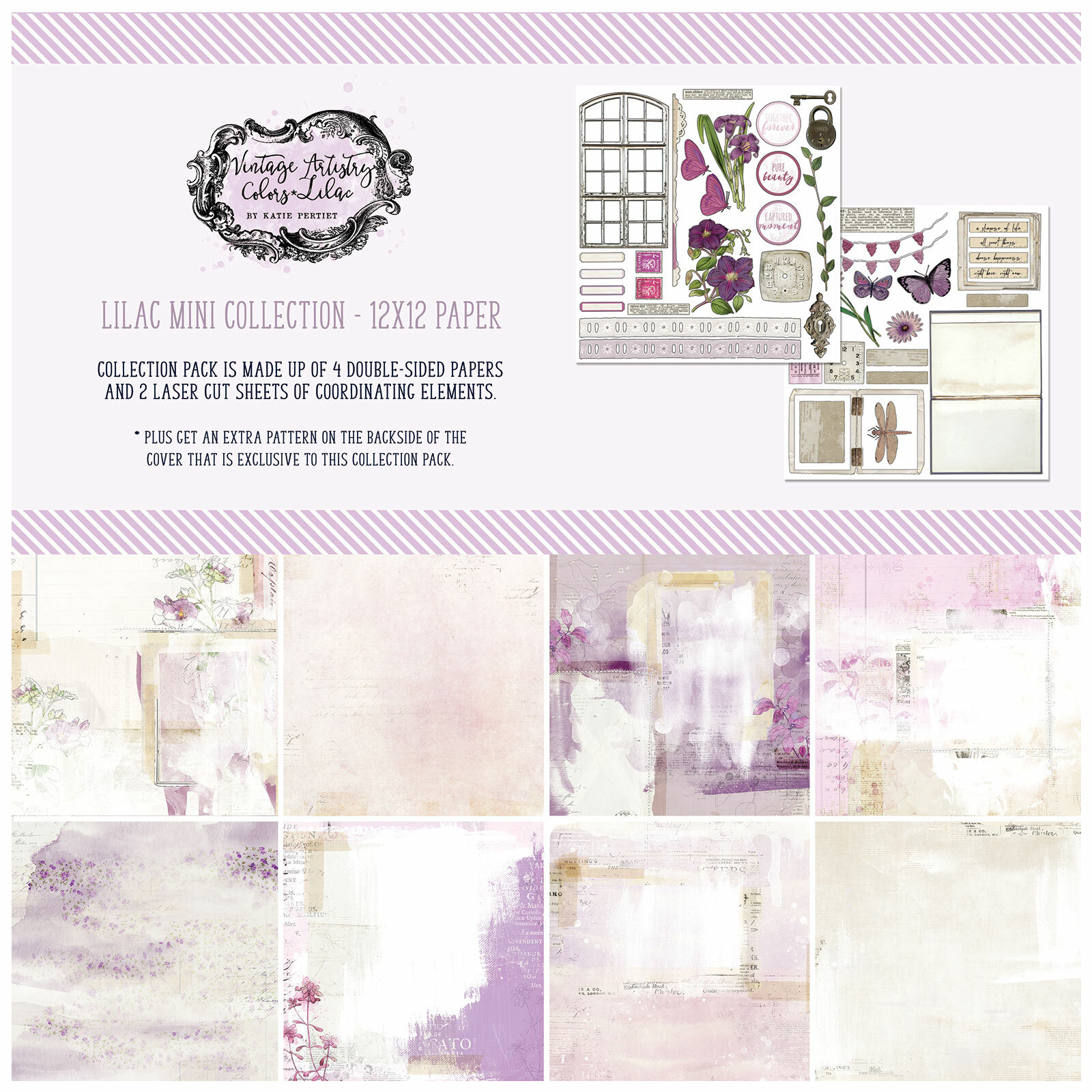 49 AND MARKET Vintage Artistry Cluster Kit: Tranquility - Scrapbook  Generation