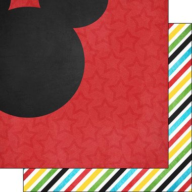 DISNEY SCRAPBOOK PAPER 12 X 12 - MICKEY BALLOONS $16.80