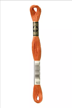 DMC Six-Strand Embroidery Floss: 922 - Terracotta - Scrapbook