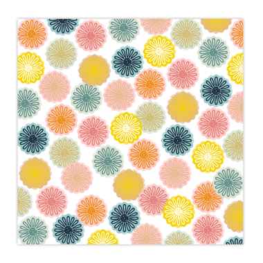 Positive Pattern Papper PRETTY LITTLE STUDIO Good Vibrations Paper | Think Positive 12x12 ...