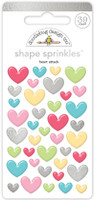 PREORDER - ships late April: DOODLEBUG DESIGNS Happy Healing Shape Sprinkles: Heart Attack