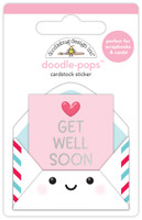 PREORDER - ships late April: DOODLEBUG DESIGNS Happy Healing Doodle-Pops Sticker: Get Well Soon