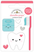 PREORDER - ships late April: DOODLEBUG DESIGNS Happy Healing Doodle-Pops Sticker: Minty Fresh