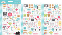 PREORDER - ships late April: DOODLEBUG DESIGNS Happy Healing Mini Icons Stickers