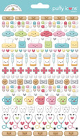 PREORDER - ships late April: DOODLEBUG DESIGNS Happy Healing Puffy Icons Stickers