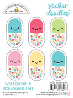 PREORDER - ships late April: DOODLEBUG DESIGNS Happy Healing Sticker Doodles: Happy Pills