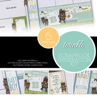 SCRAPBOOK GENERATION Twinkle - 1 Layout Kit